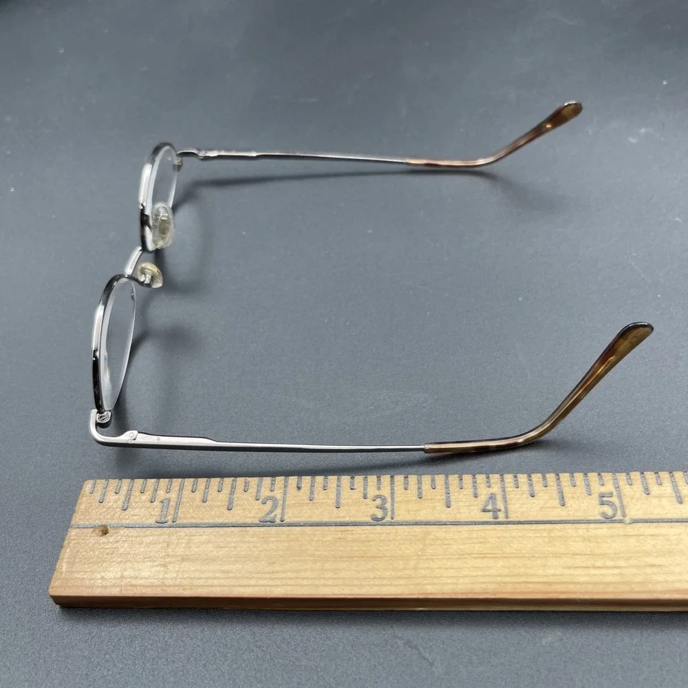Bijoux Terner Italy Oval Eyeglasses Frame Nickel Silver 6435SRD